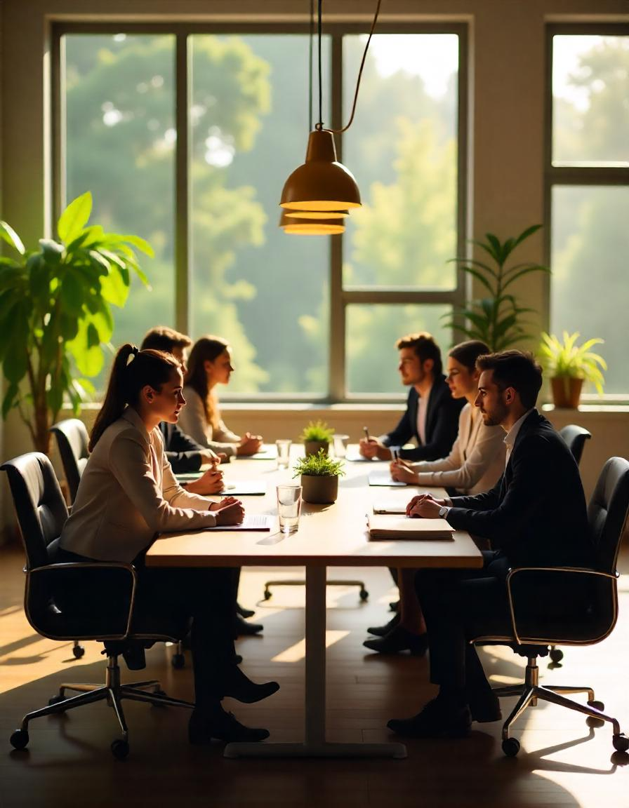 reunión de equipo de trabajo